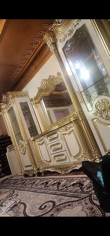 office table: Гарнитур для зала, Новый, Шкаф, Самовывоз, цвет - Золотой — 2