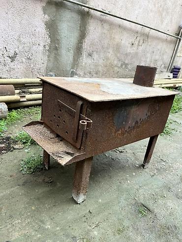 pec qiyməti: Metal soba satılır. Qalın metaldan hazırlanmış, ayaqlı konstruksiyaya — 5