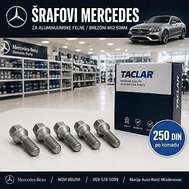 Tyres & Wheels: SRAFOVI MERCEDES ZA ALU FELNE M14X1,5 DUZINA 65MM | Brezoni mercedes — 2