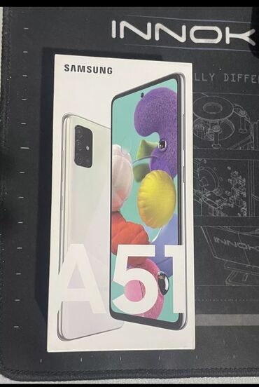 samsung galaxy s9 plus бишкек: Samsung Galaxy A51, Колдонулган, 64 ГБ, түсү - Ак, 2 SIM