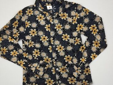 bluzki w kwiaty z bufiastymi rękawami: Bluzka Damska, C&A, S, stan - Bardzo dobry