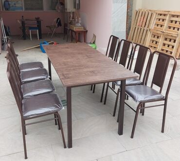 Bağ, çöl masa və oturacaq dəstləri: Yeni MASALAR (stollar) və Oturacaqlar (stullar) satılır. Tədris — 12
