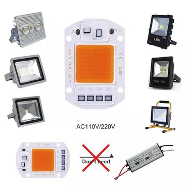 Ostala elektronika: Led Dioda Reflektor 9-12v Dc 10w na Drajver — 10