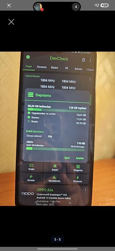 Oppo A3x, 128 GB, rəng - Bənövşəyi, Barmaq izi lalafo.az -da Oppo A3x, 128 GB, rəng - Bənövşəyi, Barmaq izi