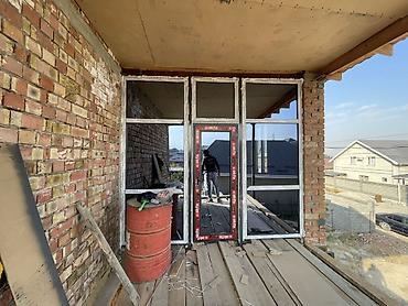 Готовые пластиковые окна: Терезе эшиктер терезелер антрацит терезелер стекло терезе витраж — 9