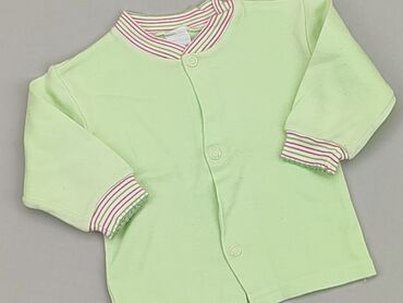 zielona bluzka dziewczęca: Kaftanik, 0-3 m, stan - Bardzo dobry