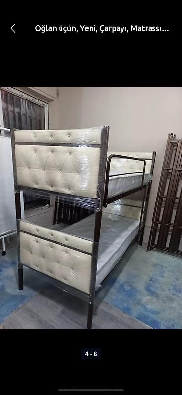 taxt qravat: Oğlan və qız üçün, Yeni, Çarpayı, Matras ilə, Siyirməsiz, Dəmir — 9