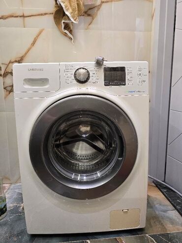 masin maqnitafon: Paltaryuyan maşın Samsung, 8 kq, İşlənmiş, Avtomat, Qurutma var, Ünvandan götürmə