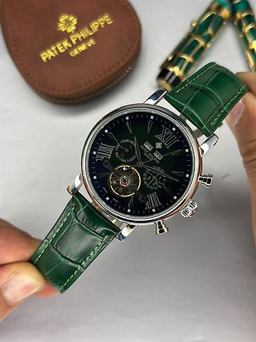 Aksesuarlar: Yeni, Qol saatı, Patek Phillipe, rəng - Yaşıl — 5