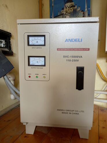 Elektrik malları: İşlənmiş, Sənaye üçün, 1 faza, Gərginliy stabilizatoru, Digər gərginlik, Ünvandan götürmə