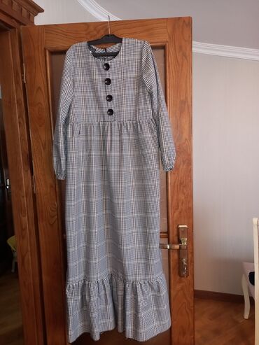 детский русский народный костюм: Gündəlik don, Maksi, One size