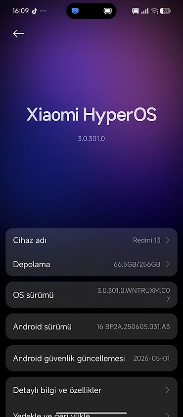 vətən n muhafizə: Redmi 13, 256 GB, rəng - Qara, İki sim kartlı — 5