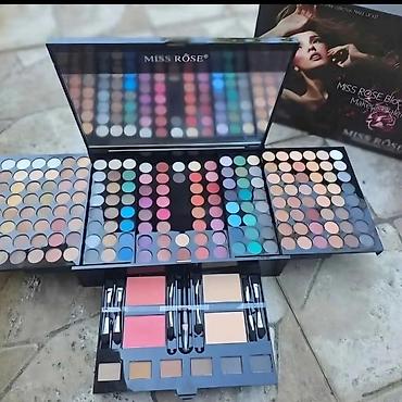 mindjuse visece: MISS ROSE profesionalni make-up set – kompletna paleta za lice i oči — 1