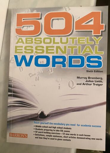 Kitablar, jurnallar, CD, DVD: 504 ABSOLUTELY ESSENTIAL WORDS