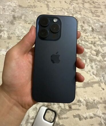 айфон кытайскый: IPhone 15 Pro, 256 ГБ, Black Titanium, Чехол, 87 %
