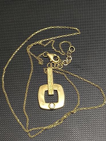 кулон берсерк: Подвеска с цепочкой BVLGARI 585 пр.45 см. - Материал: золото жёлтого — 1