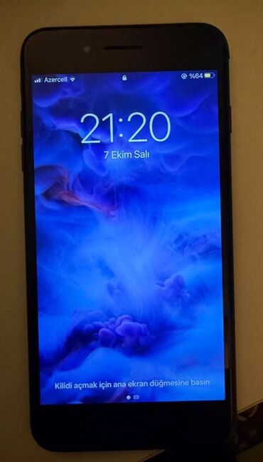 телефон флай 100: IPhone 7 Plus, Jet Black, Barmaq izi