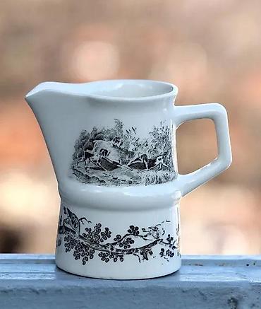 Staro posuđe i escajg: Vtg Villeroi & Boch Artemis Mettlacher Unterglasur posuda. LOVAČKI — 1