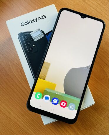 irsad telecom telefonlar: Samsung Galaxy A23 5G, 128 GB, rəng - Boz, Barmaq izi, İki sim kartlı, Face ID