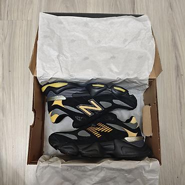 Мужская обувь: New Balance 9060 idman ayaqqabısı – qara/boz/sarı rəng palitrası - — 7
