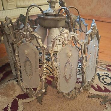mişura işıq: Çılçıraq, 3 lampa, Metal — 1