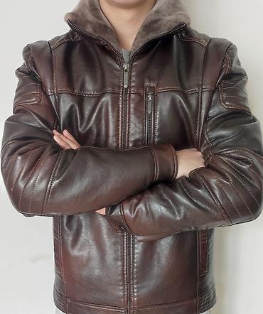 Куртки: Кожаная куртка новая — 2