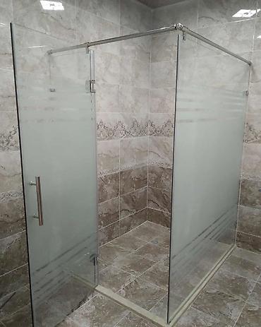 Duş kabinaları, arakəsmələr: Yeni Üstü açıq kabina, Düzbucaqlı, Ödənişli çatdırılma — 15