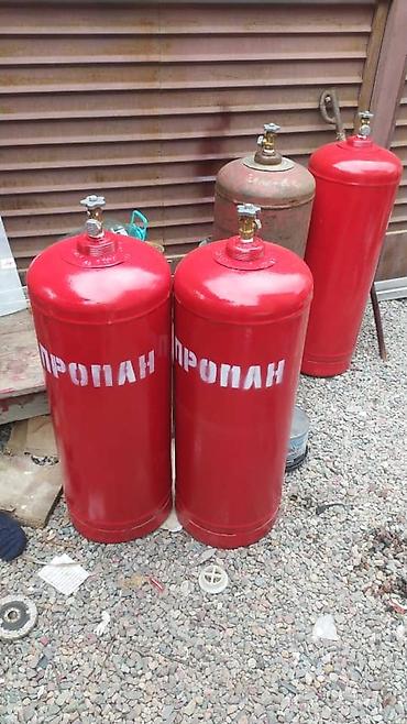 колбы: Газовые баллоны для пропана - Цвет: красный, маркировка «ПРОПАН» - — 1