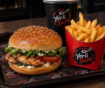 Sifarişlə hazır yeməklər: Yerli Sushi – Təzə dad, yerli keyfiyyət! Sushi və fast‑food menyusu — 14