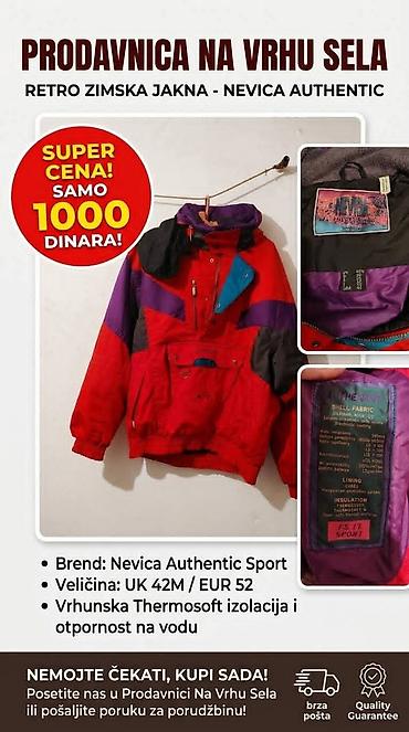 etno vencanice: Retro zimska jakna Nevica Authentic Sport u upečatljivoj — 1