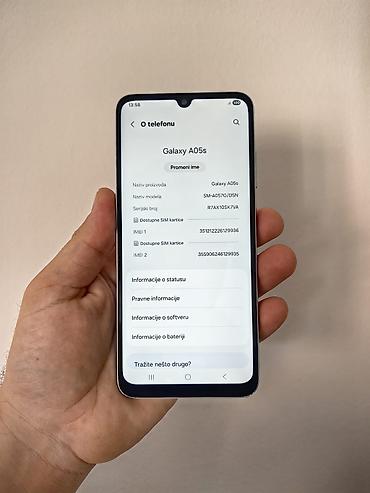 täläphone d'occasion de 256 go: Samsung A05s dual sim sim free, sa 4/128 gb memorije. Ok očuvan i — 5