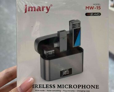 наушники с микрофоном: Беспроводная микрофонная система Jmary MW-15 2.4G обеспечивает четкую