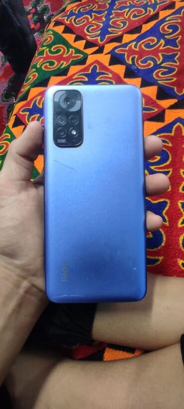 телефон айфон 4: Xiaomi, Redmi Note 11, Б/у, 64 ГБ, цвет - Синий, 2 SIM