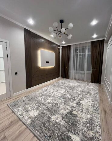 квартиры в канте продажа: 1 бөлмө, 43 кв. м, Элитка, 4 кабат, Евроремонт