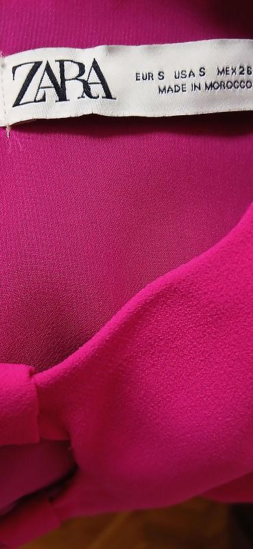 pull: Zara haljina u upečatljivoj ciklama/roze boji, elegantnog i svedenog — 2