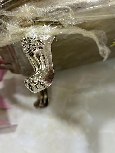 ramazan dekor: Dekorativ zərif sininin üstü və asma kompozisiya - Material: metal — 10