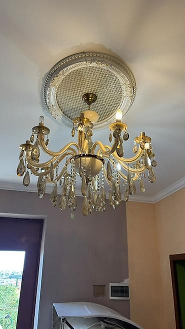 Çılçıraq, 8 lampa, Şüşə