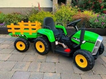 Dečiji električni automobili: TRAKTOR NA AKUMULATOR SA PRIKOLICOM 🟩🟩NOVA ZELENA BOJA 🟩🟩 — 4