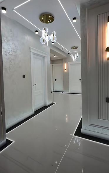 Ремонт под ключ: Современный интерьер с дизайнерским освещением и встроенными решениями — 14