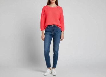 niebieska koszula damska h m: H&M Basic, Светр жіночий, розмір XS