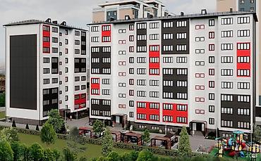 75: 2 комнаты, 74 м², Тунгуч мкр Элитка, 7 этаж, ПСО (под самоотделку) — 2