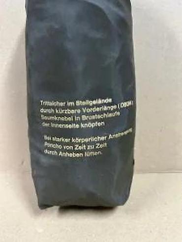 Sportska odeća: Planinarski/planinarsko-hodački pončo – “Wander-Bergsteiger-Poncho” - — 20