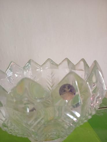 Наборы посуды: Стеклянный набор для сервировки: пепельница и секционная тарелка - — 9