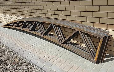 Металлические фермы: Арочные стальные фермы прямые полу арки - Назначение: несущие — 1