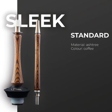 Sleek Standard nargilə şaxtası və şlanq dəsti - Material: ağcaqayın