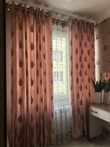 комнатные цветы сокулук: Комплект штор для гостиной/спальни. - Декоративные портьеры из