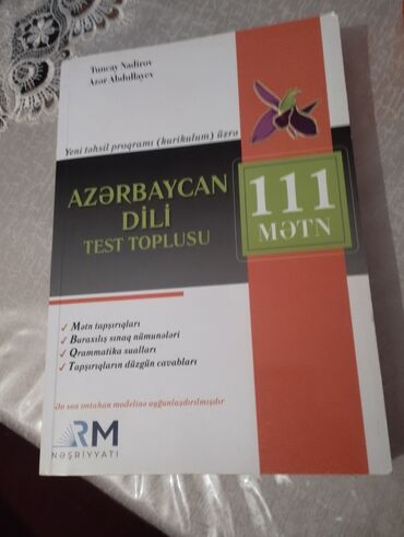 yeni test toplusu: Salam Azərbaycan dili test toplusu satılır. Yenidir Nömrə-050 540 34