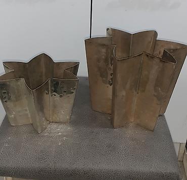 xrustal vaz: Vaza dəsti, Metal — 1