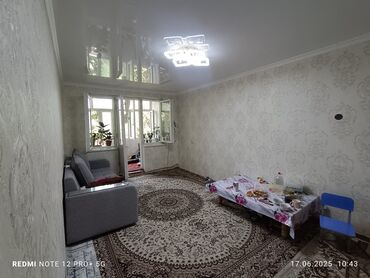 квартира бишкек 1 комнатная снять долгосрочно: 3 комнаты, 62 м², 104 серия, 4 этаж, Евроремонт