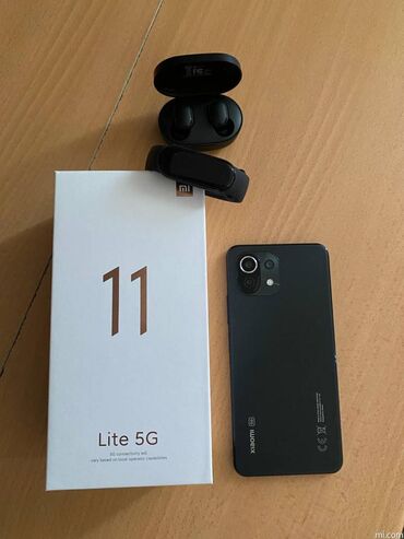 mi 11 lite 5g ikinci el: Xiaomi Mi 11 Lite, 128 GB, rəng - Qara, 
 Düyməli, Sensor, Barmaq izi